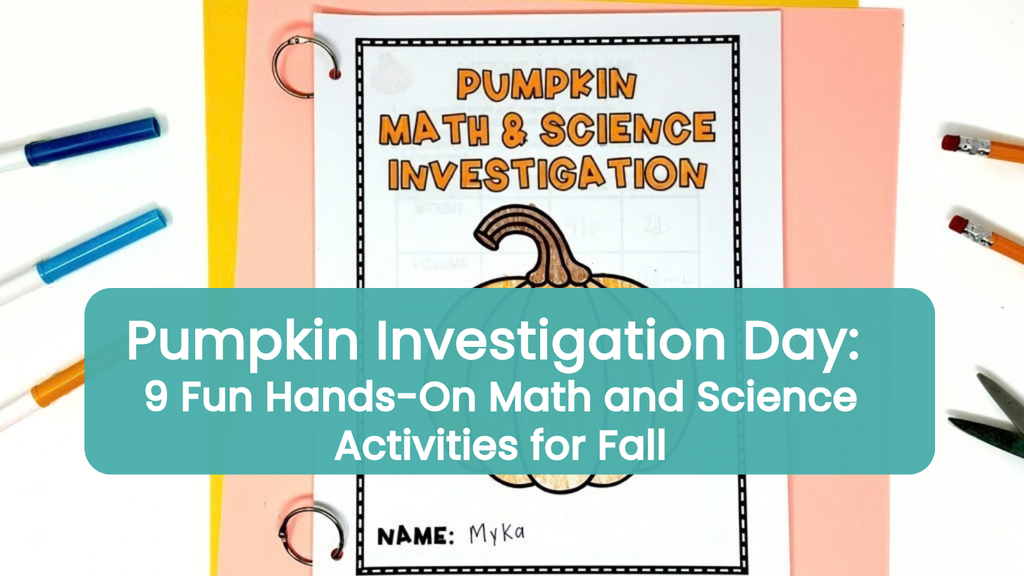 Pumpkin investigation day booklet cover.