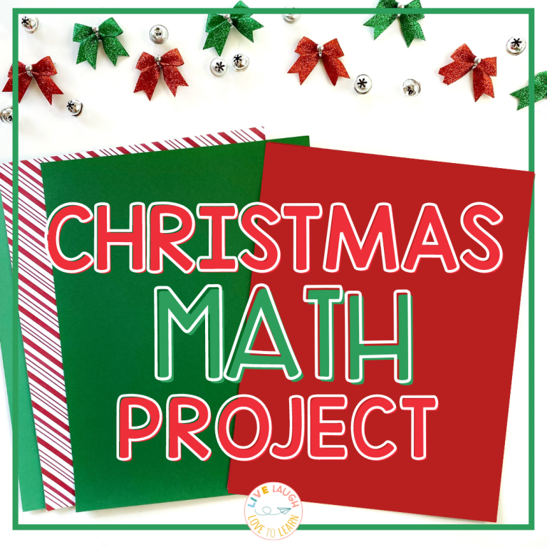 Celebrate Christmas with a Christmas Math Project!