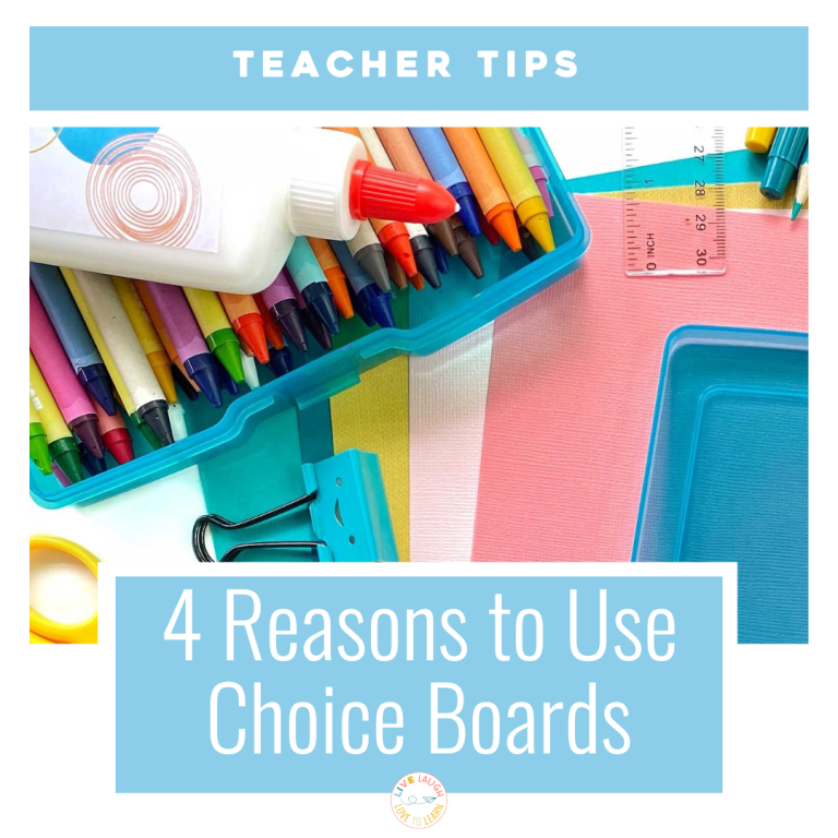 4 reasons to use choice boards