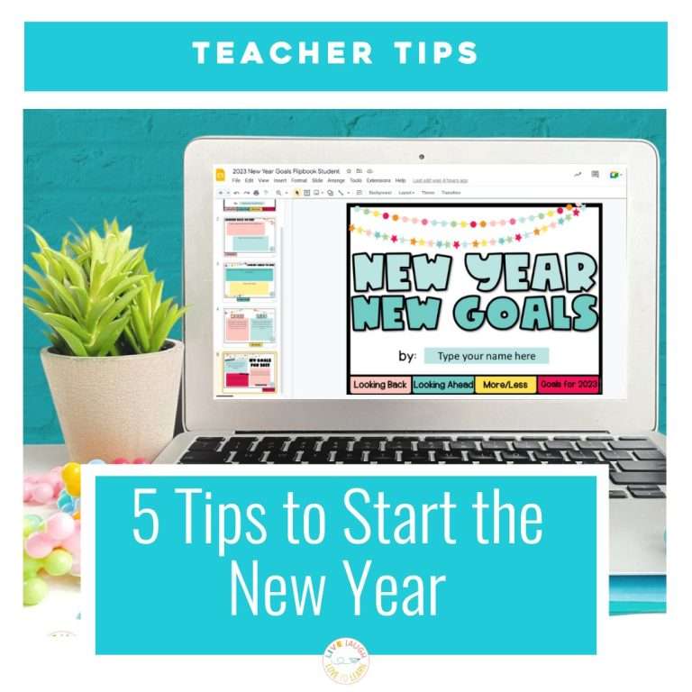 5 Tips to Start the New Year in Your Classroom