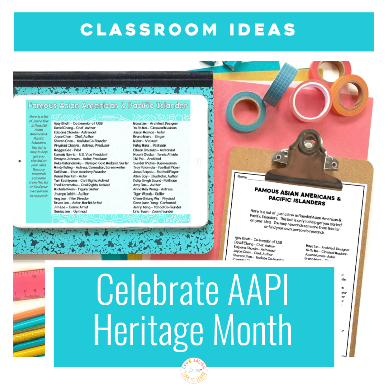 Celebrate Asian American & Pacific Islanders Month In Your Classroom