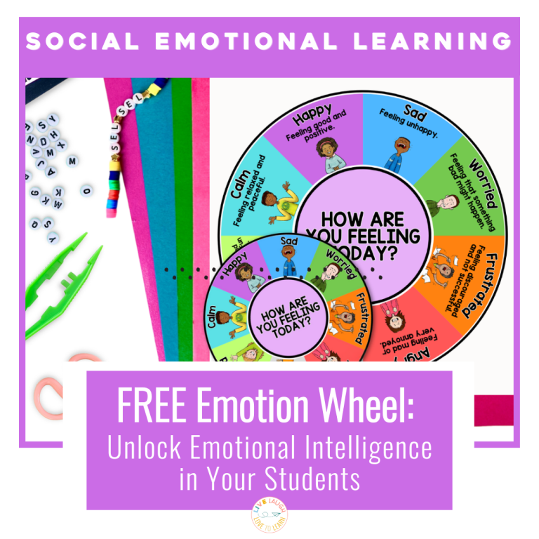 Free Emotion Wheel PDF: Unlock Emotional Awareness in Your Classroom