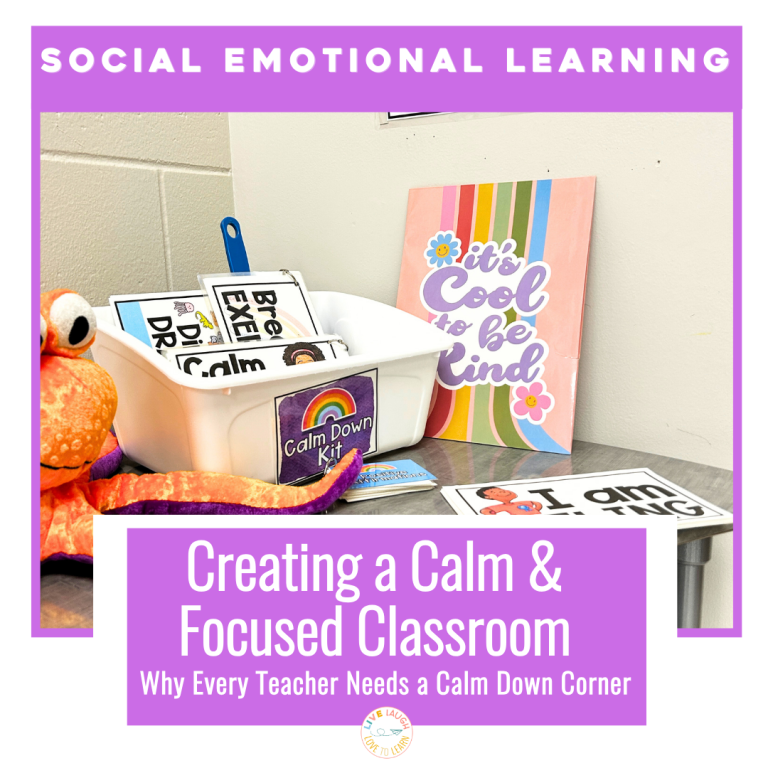 Creating a Calm and Focused Classroom: Why Every Teacher Needs a Calm Down Corner