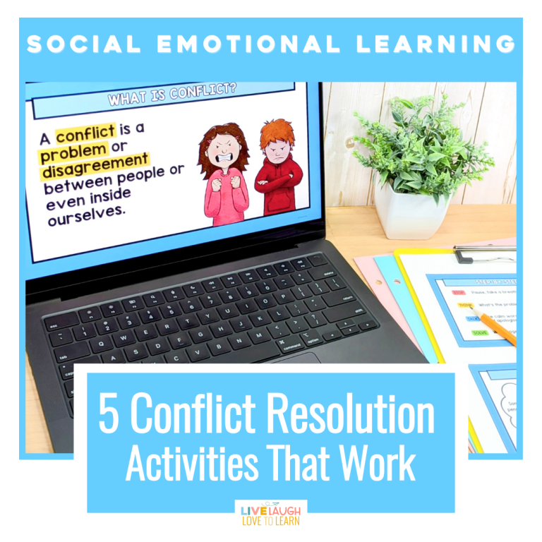 5 Conflict Resolution Activities for Elementary Students