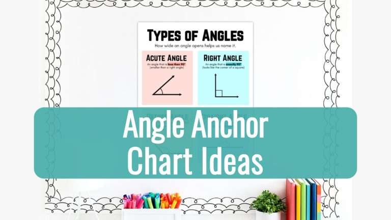 Angle Anchor Chart Ideas That Make Geometry Click